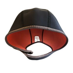 UNBRANDED scuba diving black neoprene dive beanie hood cap Size S